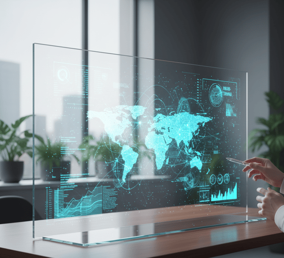 Transparent OLED Displays: A New Dimension for Interactive Interfaces