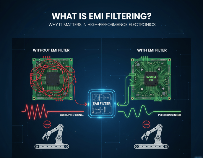 What Is EMI Filtering? Why It Matters in High-Performance Electronics