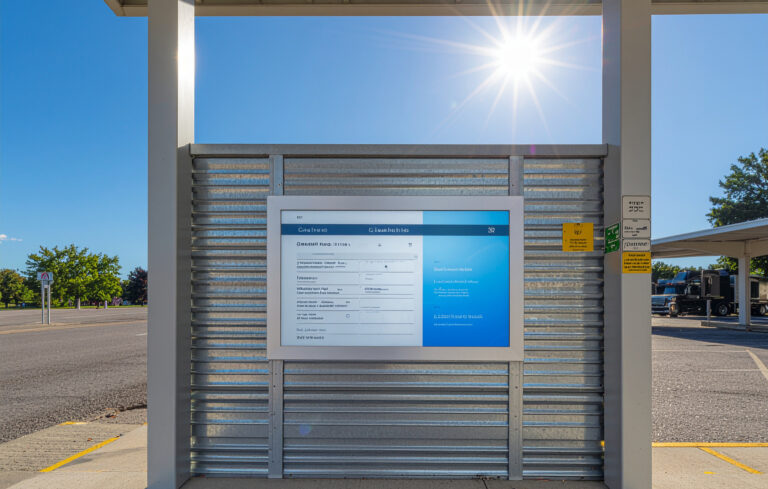 Blog12 How Sunlight Readable Display Manufacturers In The Usa Are Transforming Outdoor Digital Signage